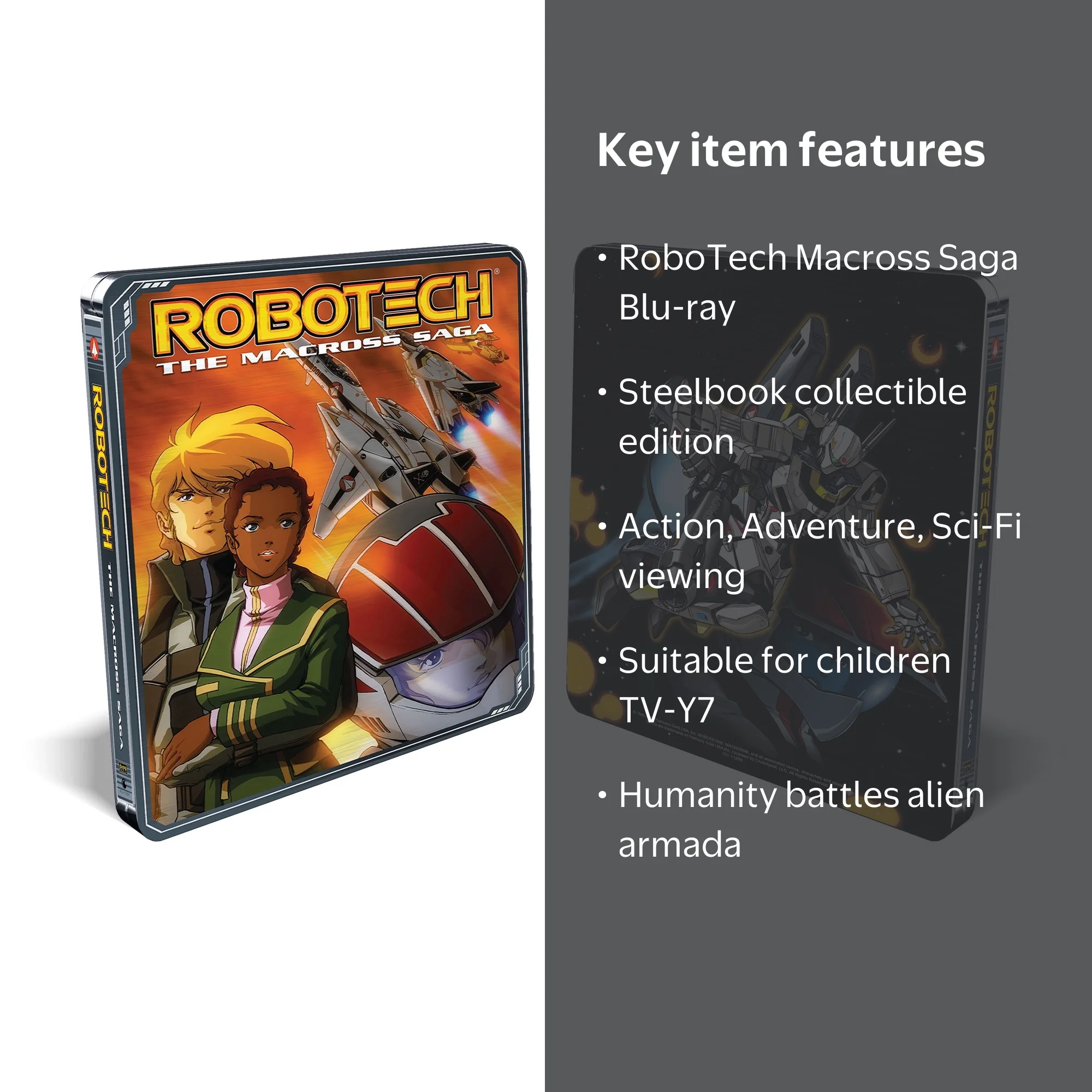 RoboTech : The Macross Saga (Steelbook) (Blu-ray) Crunchyroll