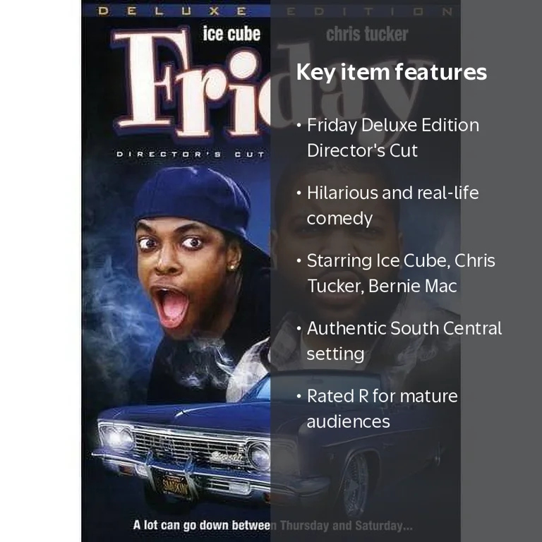 Friday Director's Cut Deluxe Edition DVD, Comedy, Drama, R Rated