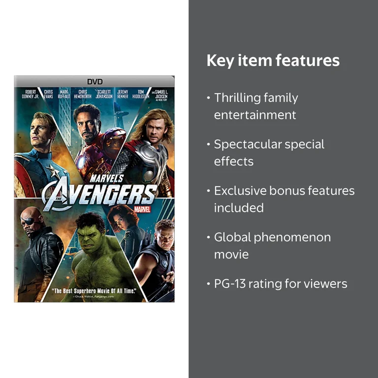 Marvel's The Avengers (2012) DVD - Action & Adventure Movie by