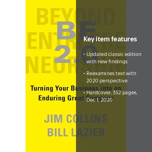 Jim Collins, Be 2.0 Beyond Entrepreneurship 2.0 Book, Turning Jim Collins, Be 2.0 Beyond Entrepreneurship 2.0 Book, Turning