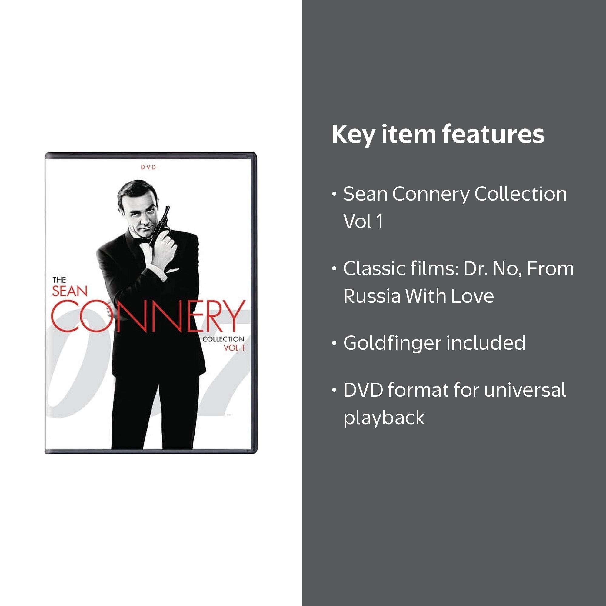James Bond: The Sean Connery Collection Vol. 1 DVD - Walmart.com