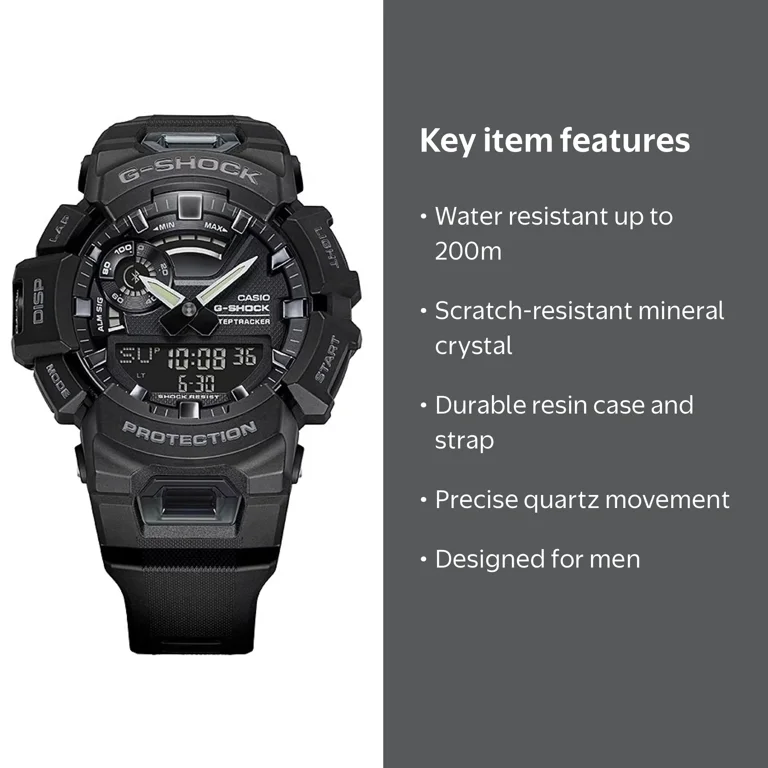 Casio Men's G-Shock Step Tracker Bluetooth Watch, GBA900-1A