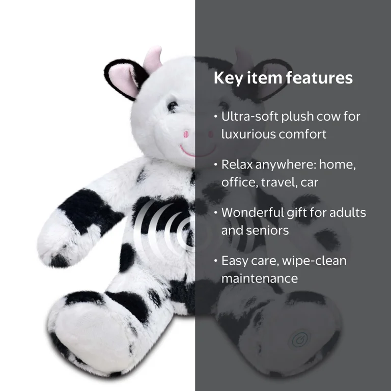 Health Touch Huggable Massager Gift with Relaxing Vibration, for