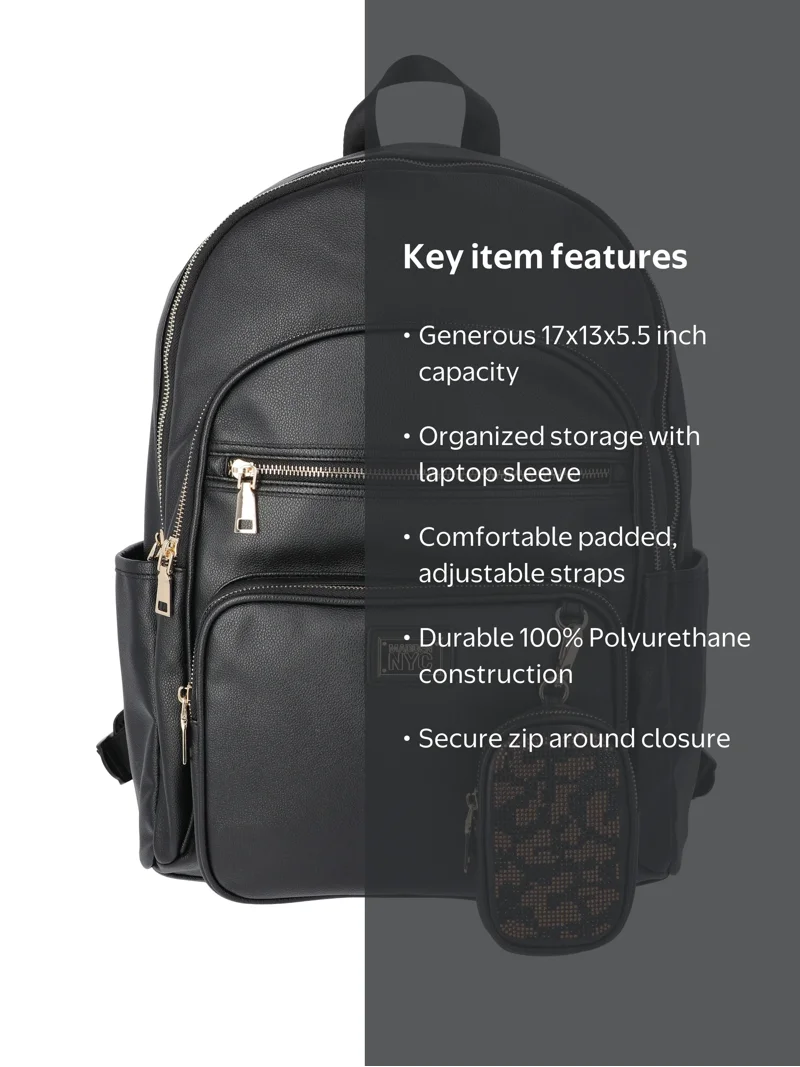 diamond cowhide leather backpack 14x13x7 in grain leather with hair Laptop & Book Backpacks Size:Ipad Sleeve data--city:New Orleans