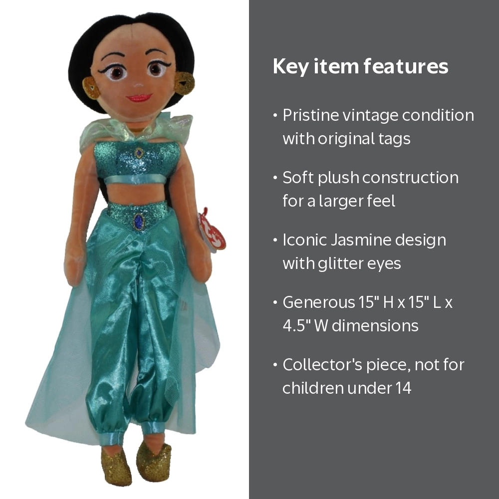 Ty Buddy - Jasmine from Aladdin Doll – Large (15