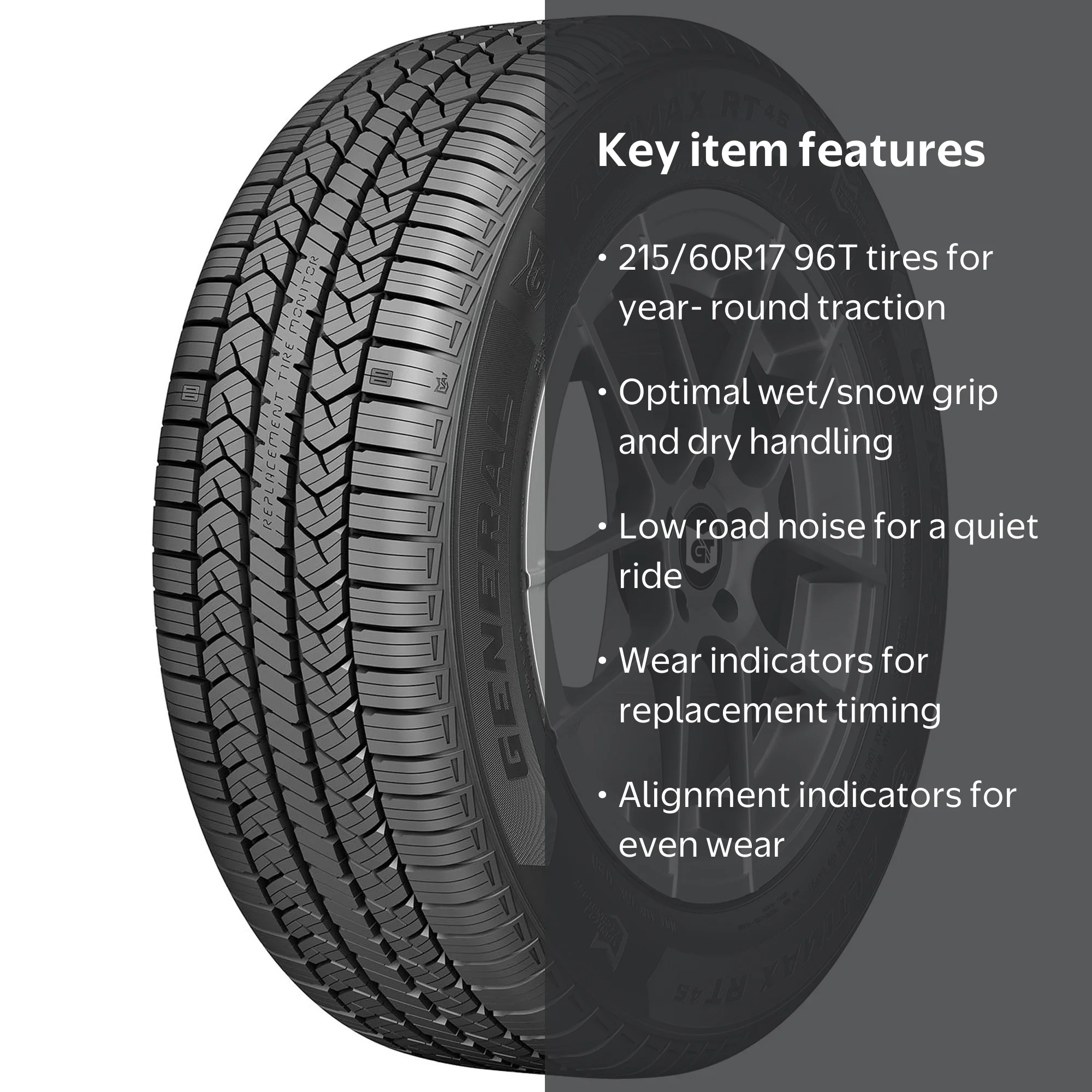 General AltiMAX RT45 All Season 215/60R17 96T Passenger Tire