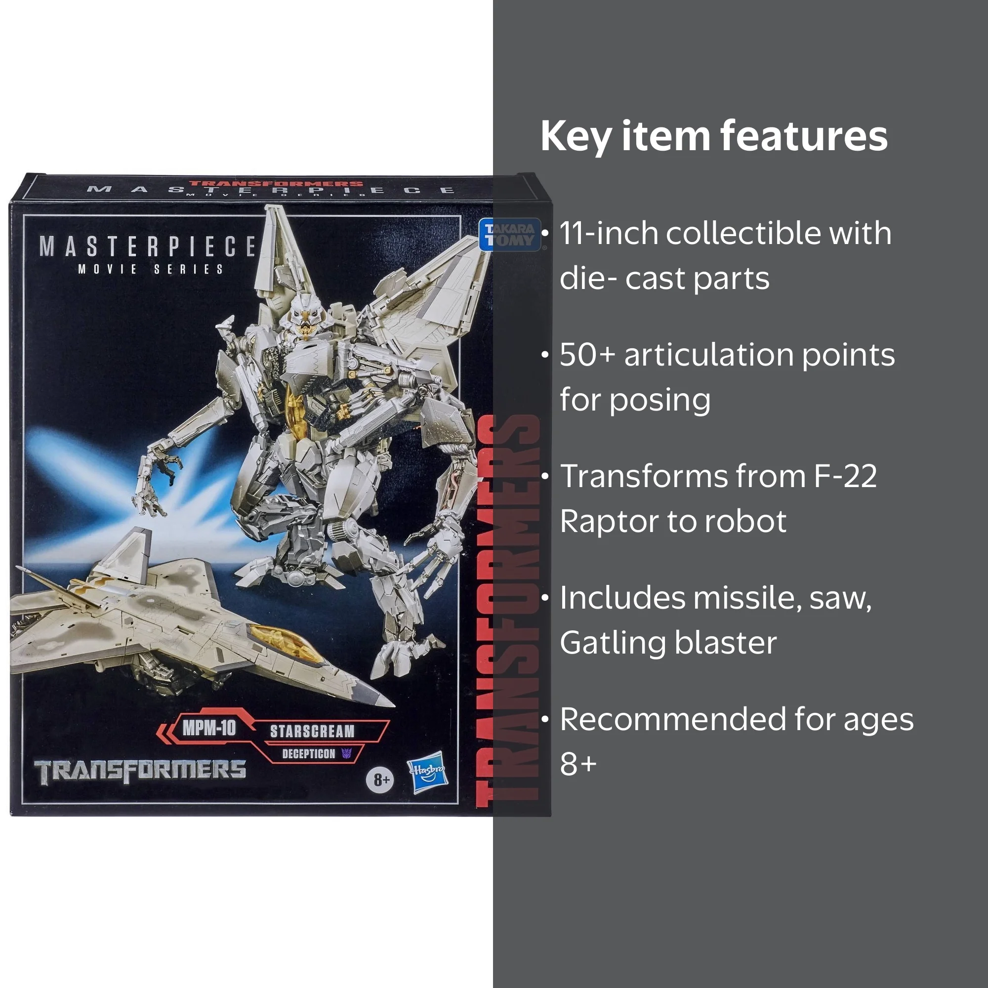 Transformers, Action Figure, MPM-10 Starscream, 11 inches
