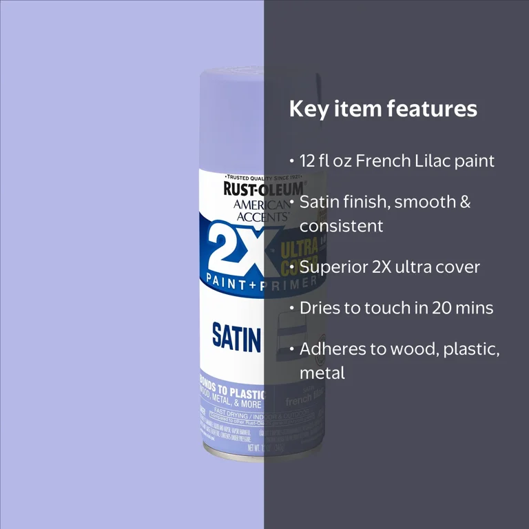 French Lilac, Rust-Oleum American Accents 2X Ultra Cover Satin