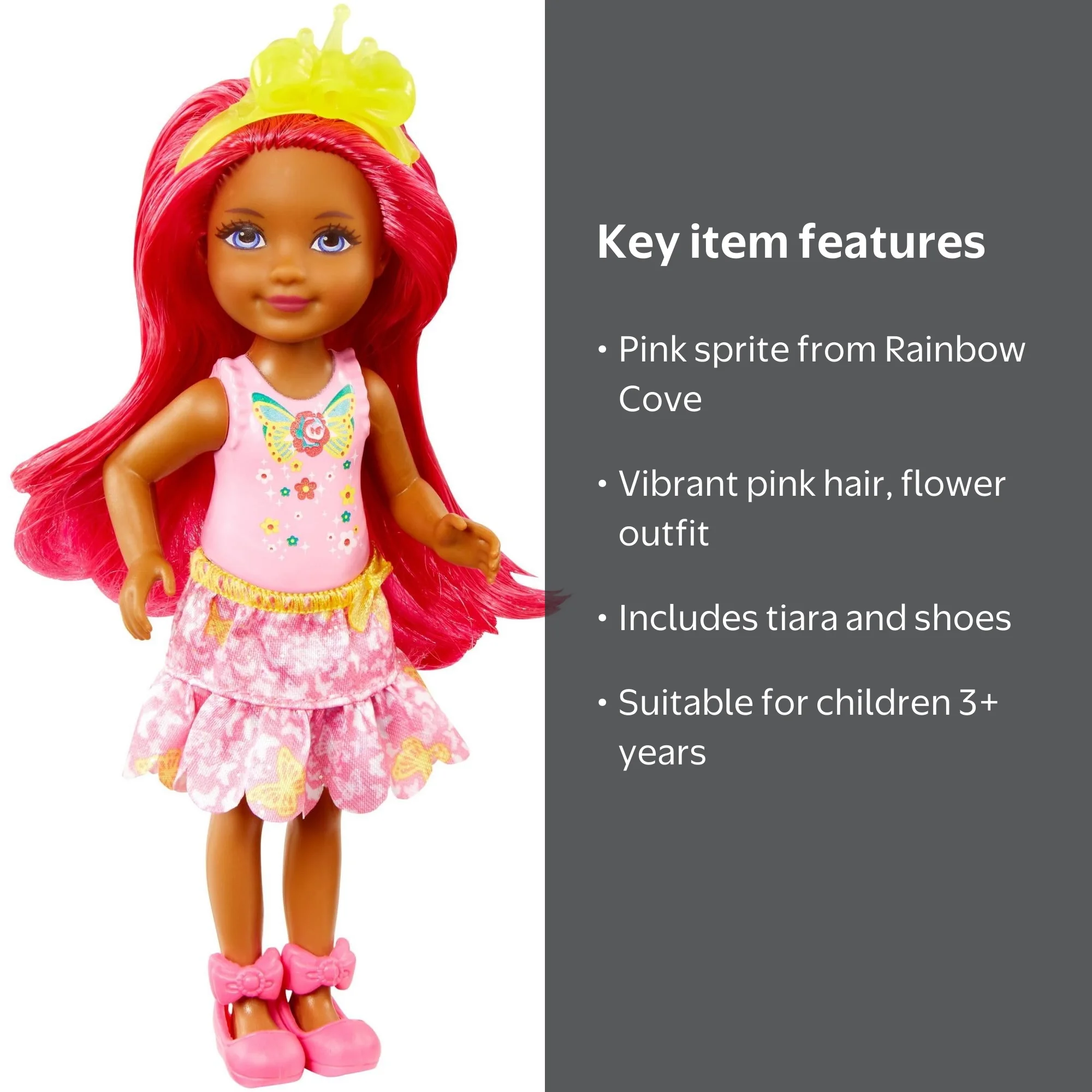 Barbie, Rainbow Cove Pink Sprite Doll, Pink Hair - Walmart.com