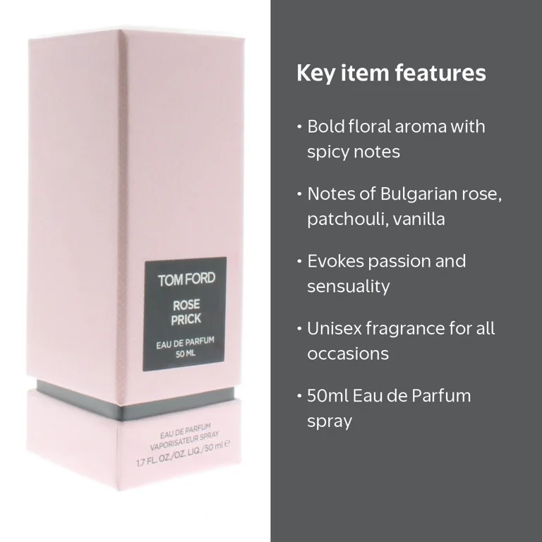 Tom Ford, Rose Prick Eau de Parfum Spray, 50ml/1.7oz, Unisex Tom Ford, Rose Prick Eau de Parfum Spray, 50ml/1.7oz, Unisex