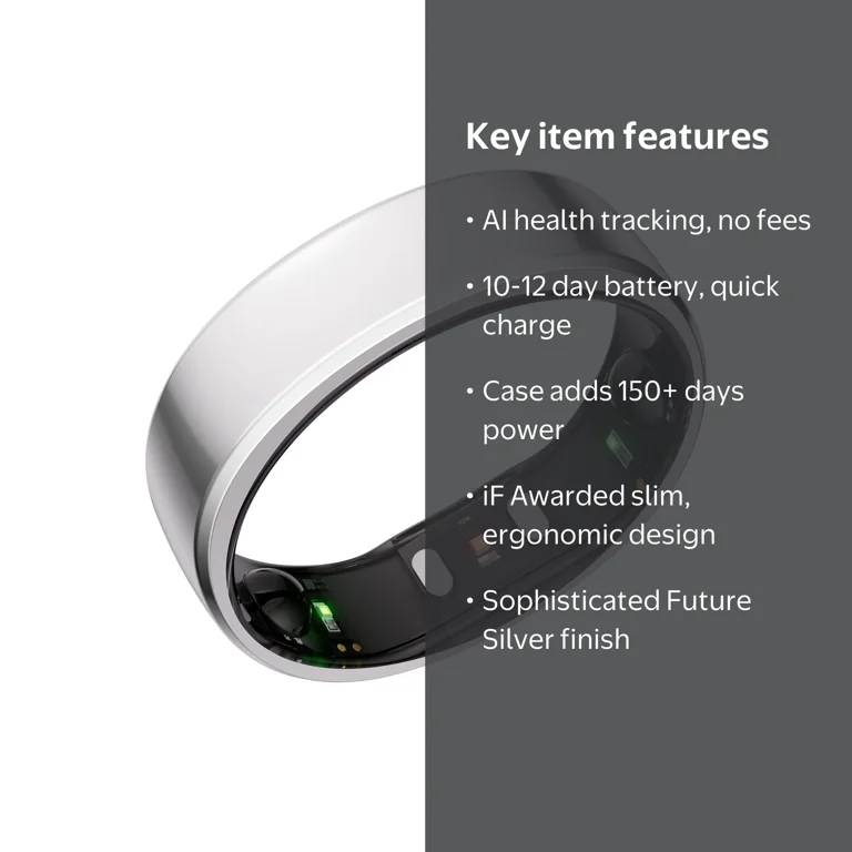 RingConn Gen 2 Ultra-Thin Smart Ring with Monitoring and Health