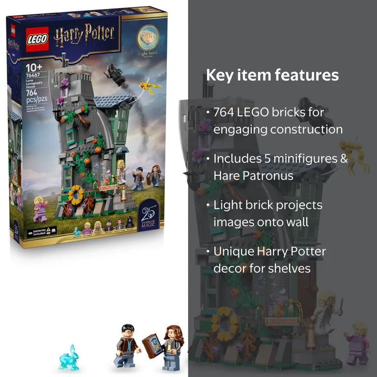 LEGO, Harry Potter Luna Lovegood's House Building Toy, 76467 LEGO, Harry Potter Luna Lovegood's House Building Toy, 76467