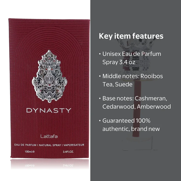 Lattafa, Unisex, Dynasty EDP Spray, 3.4 oz, Multicolor - Walmart.com