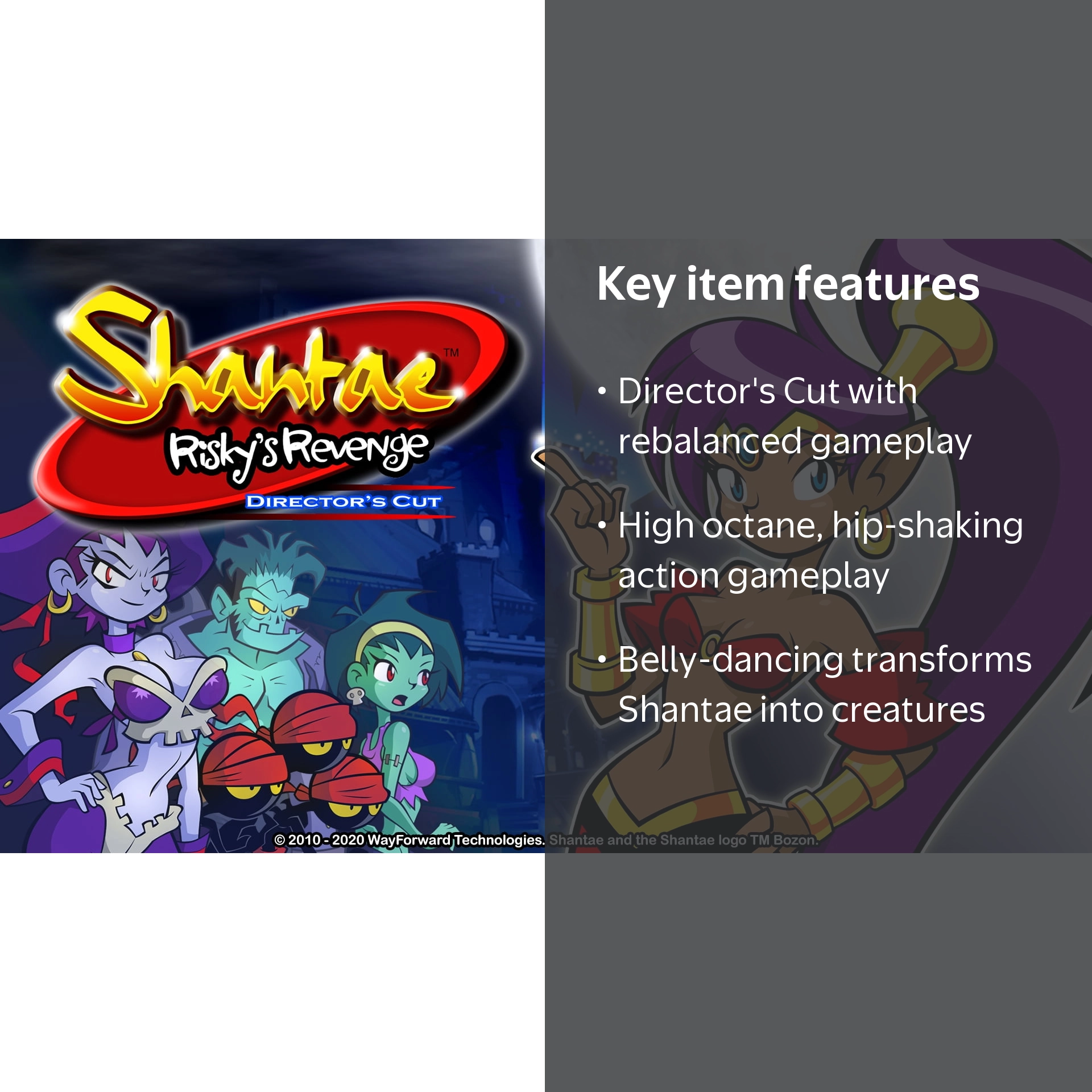 Shantae: Risky's Revenge Directors Cut - Nintendo Switch [Digital