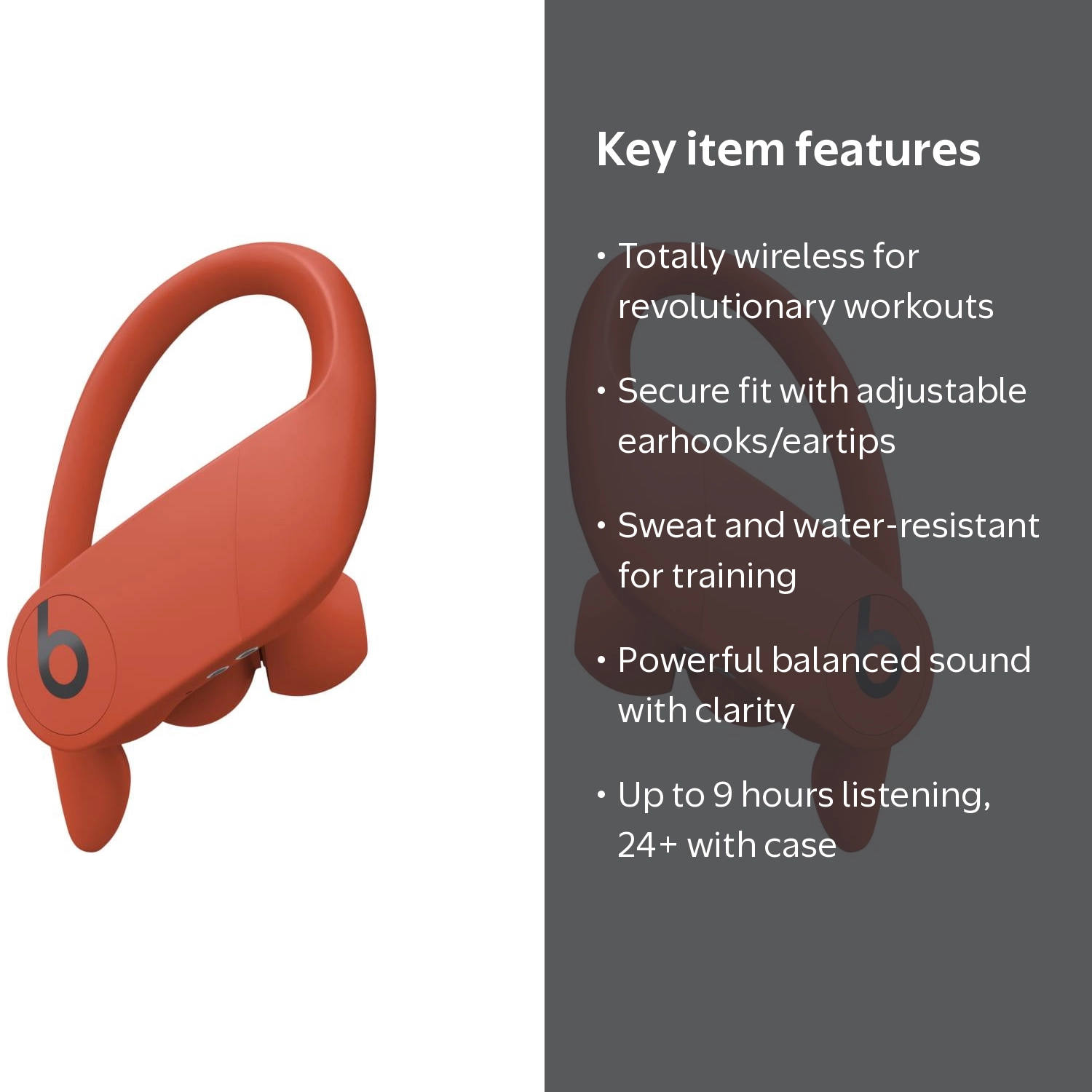 Powerbeats Pro, Totally Wireless Earphones, Lava Red - Walmart.com