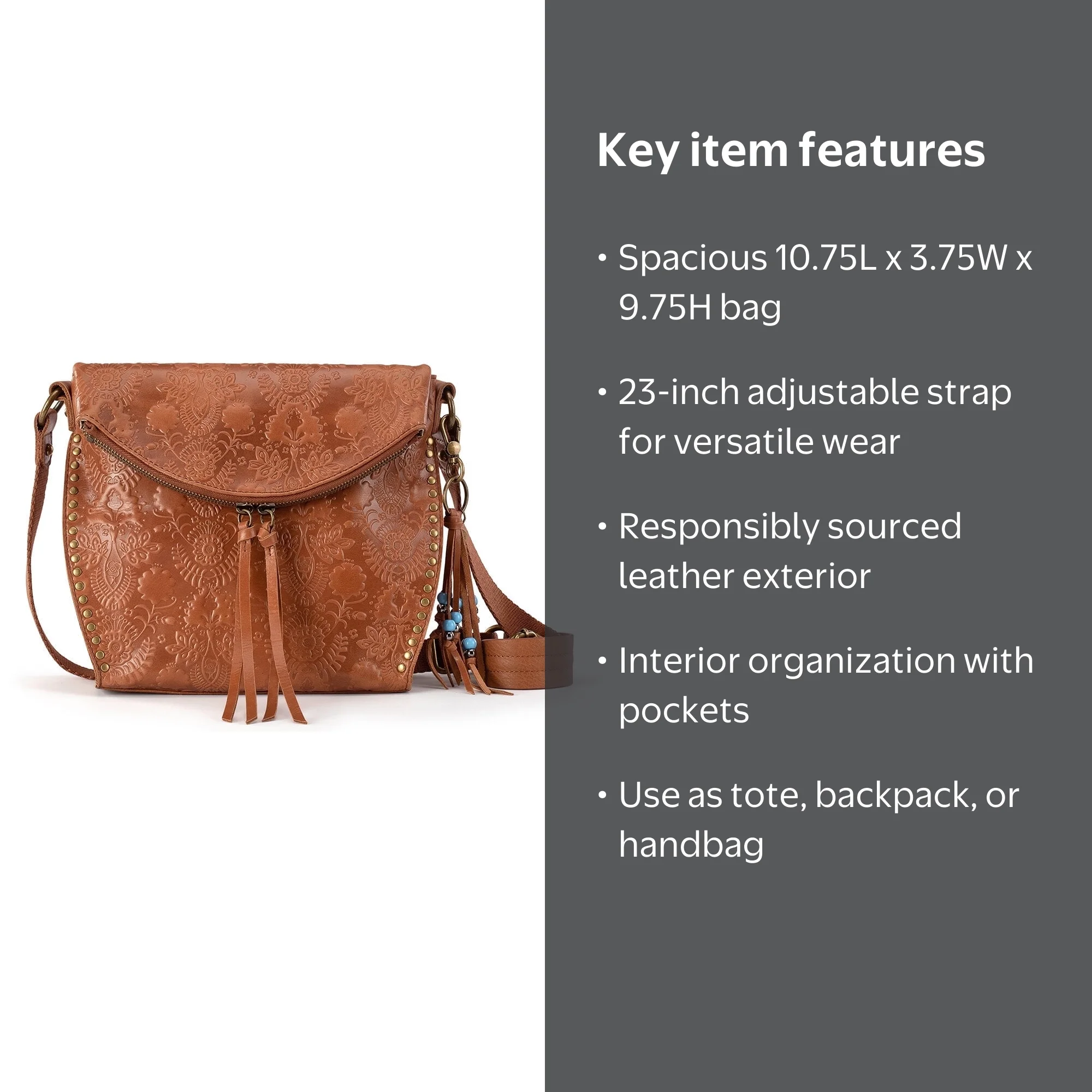 The Sak Silverlake Crossbody Bag in Leather - Women's Purse with