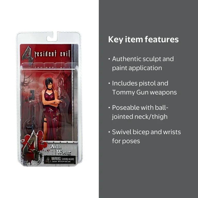 NECA Resident Evil Series 1 Ada Wong Action Figure - Walmart.com
