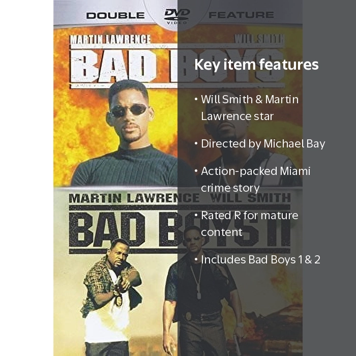Bad Boys 1 & 2 (DVD Sony Pictures) - Walmart.com