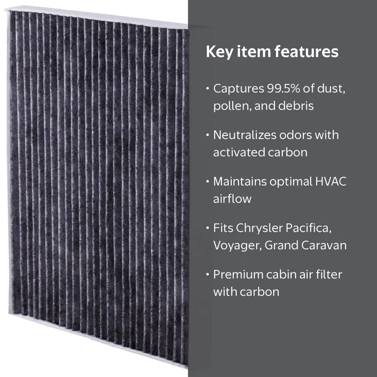 ECOGARD XC10581C Cabin Air Filter Activated Carbon Fits 2017-2026