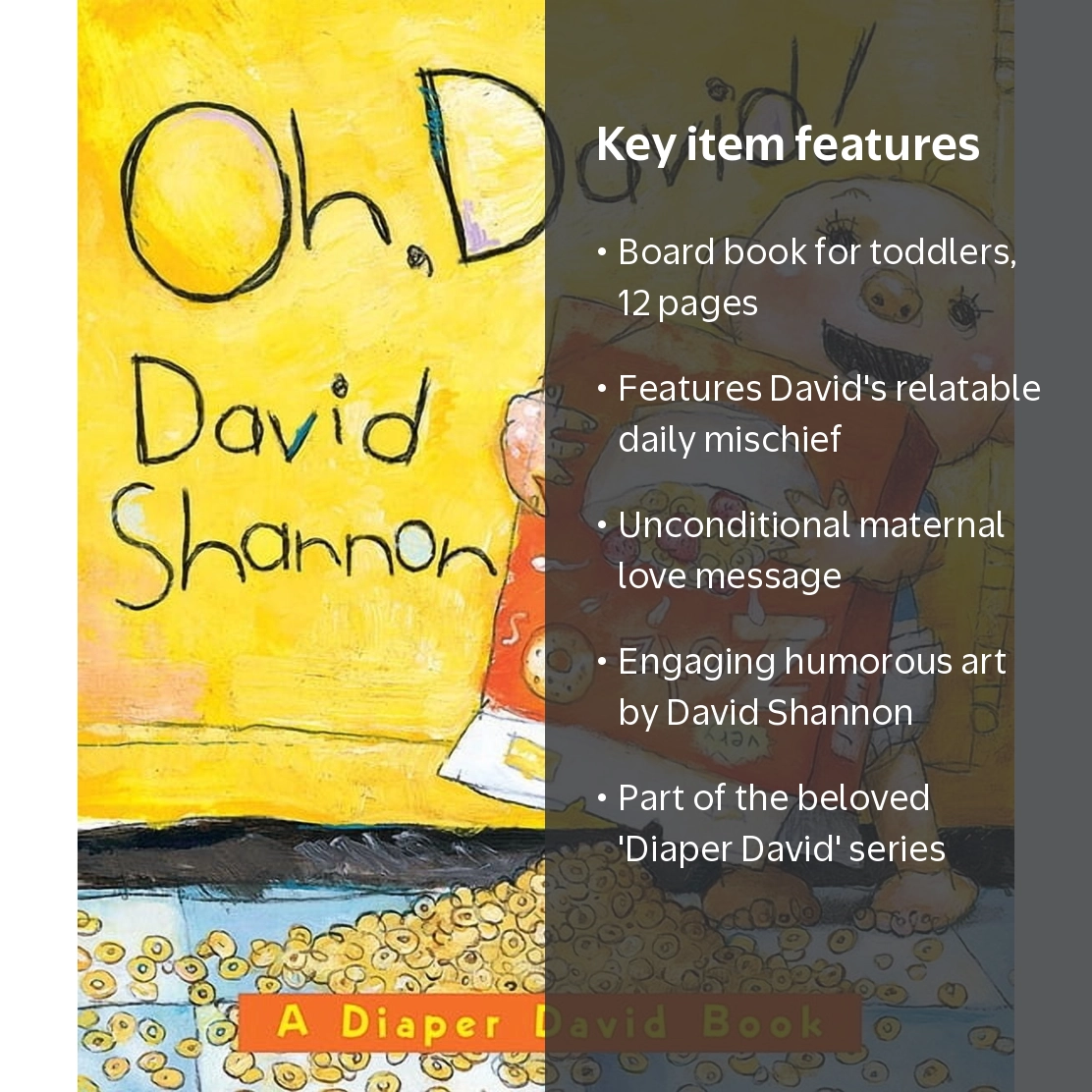David Shannon, Board Book, ISBN 9780439688819, Troublemaking