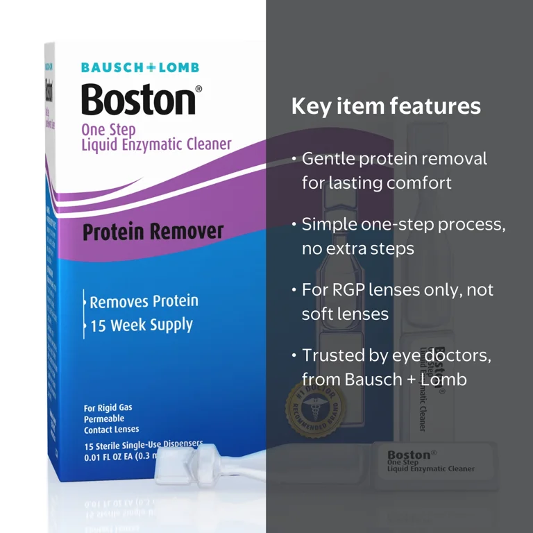 Boston Liquid Enzymatic Cleaner for Rigid Gas Permeable Contact