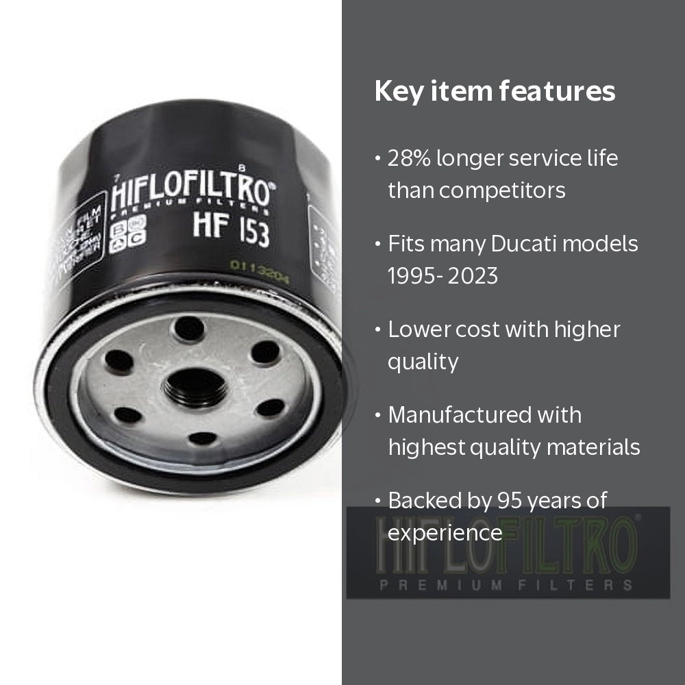 HI FLO - OIL FILTER HF153 - Walmart.com