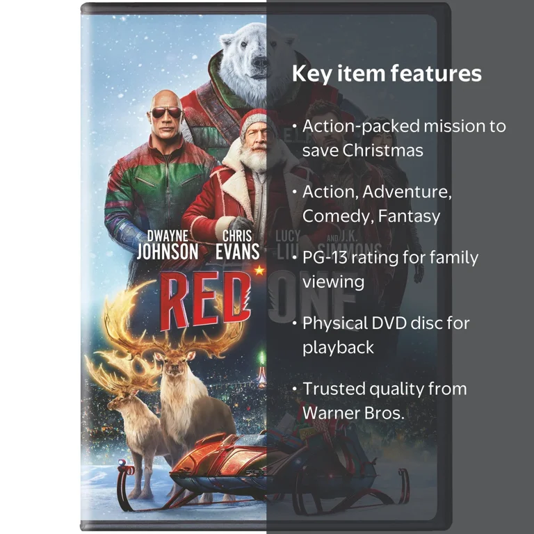 Anderson, DVD, Red One, Action Adventure Comedy Fantasy PG-13