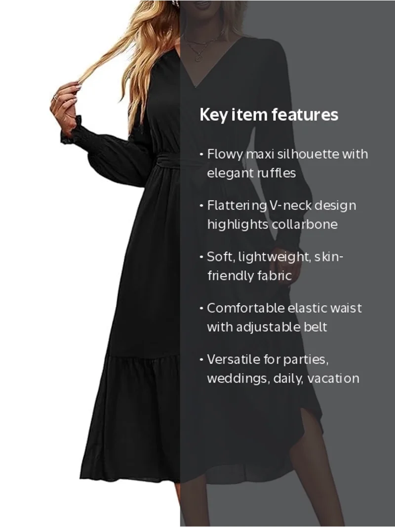 at long last dress item Sleeve Lace Maxi It beautifully combines sophistication Dokotoo Womens Maxi Dresses Casual