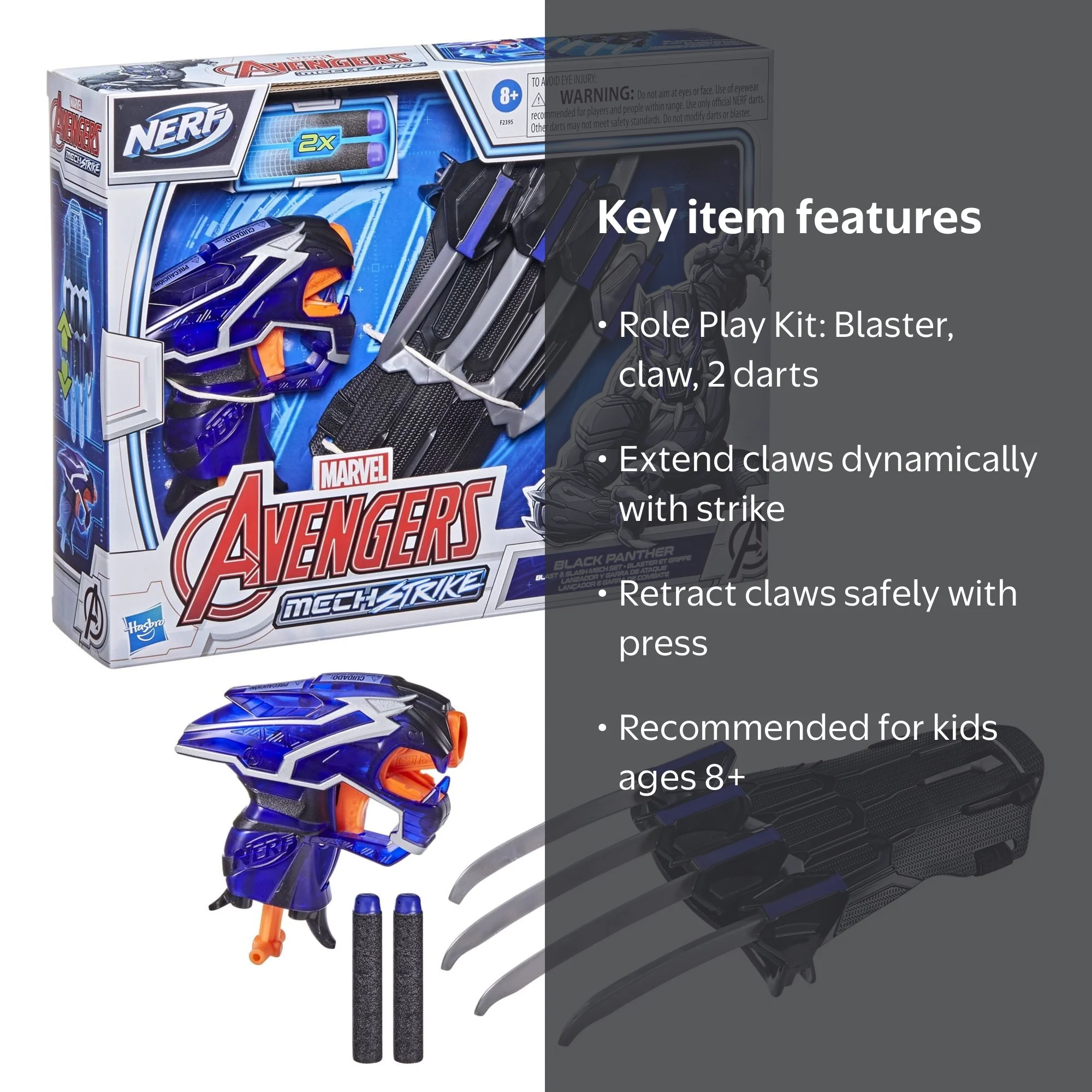 Hasbro Marvel Avengers Black Panther Mech Strike Role Play Set