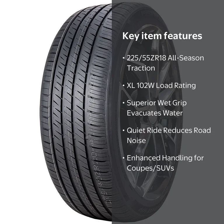 Landspider CityTraxx H/P All Season Passenger Tire, 225/55ZR18