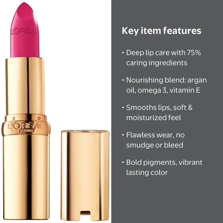 L'Oreal Paris Colour Riche Original Satin Lipstick, 185 Miss