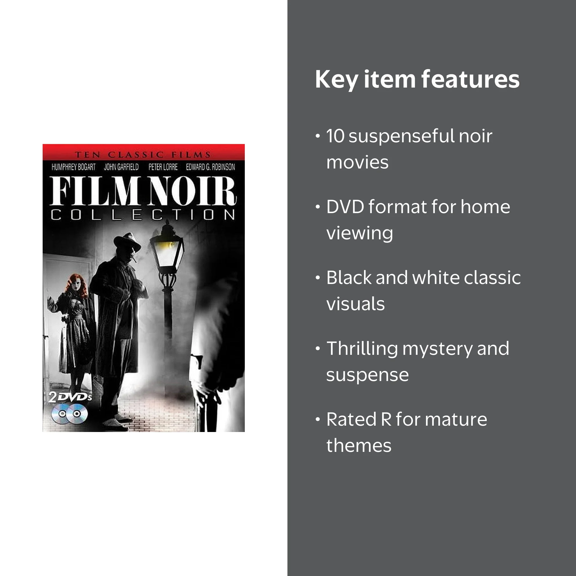 Film Noir Collection (DVD), Timeless Media, Mystery & Suspense