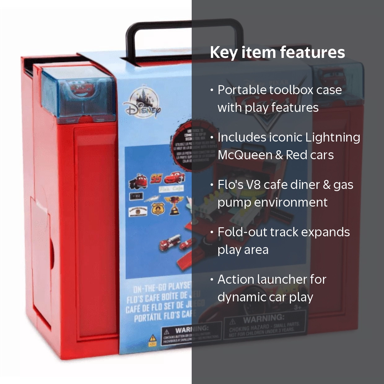 Disney Parks Flo's V8 Cafe On-the-Go Play Set – Cars Play Set Toy