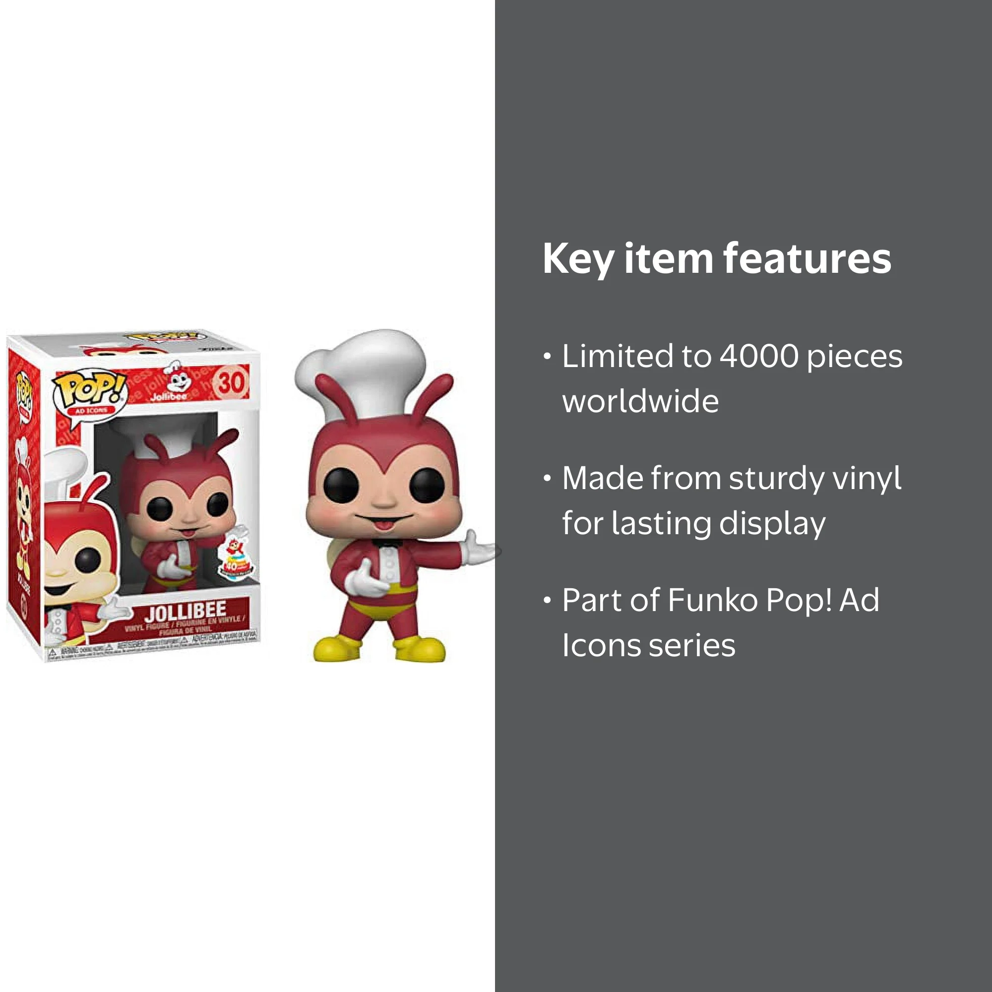 Funko OPP Pop! Ad Icons Jollibee 40th Anniversary Vinyl Figure (LE