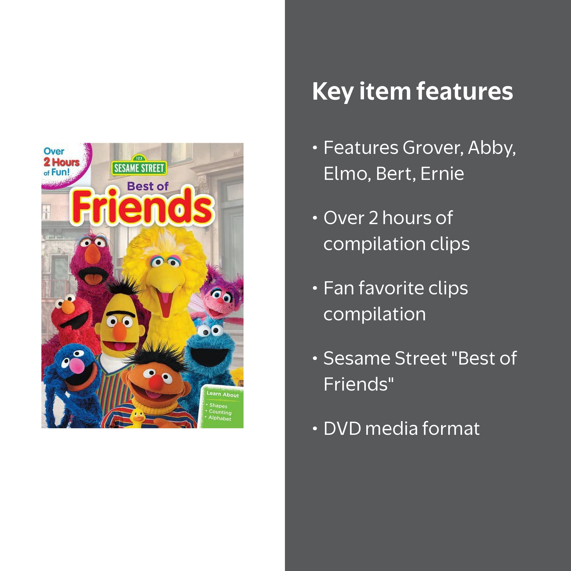 Warner Bros, DVD, Sesame Street Best of Friends, Kids & Family