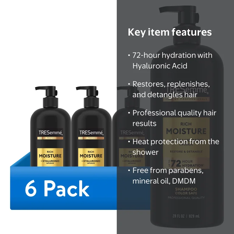 tresemme moisture rich tresemme keratin smooth walmart
