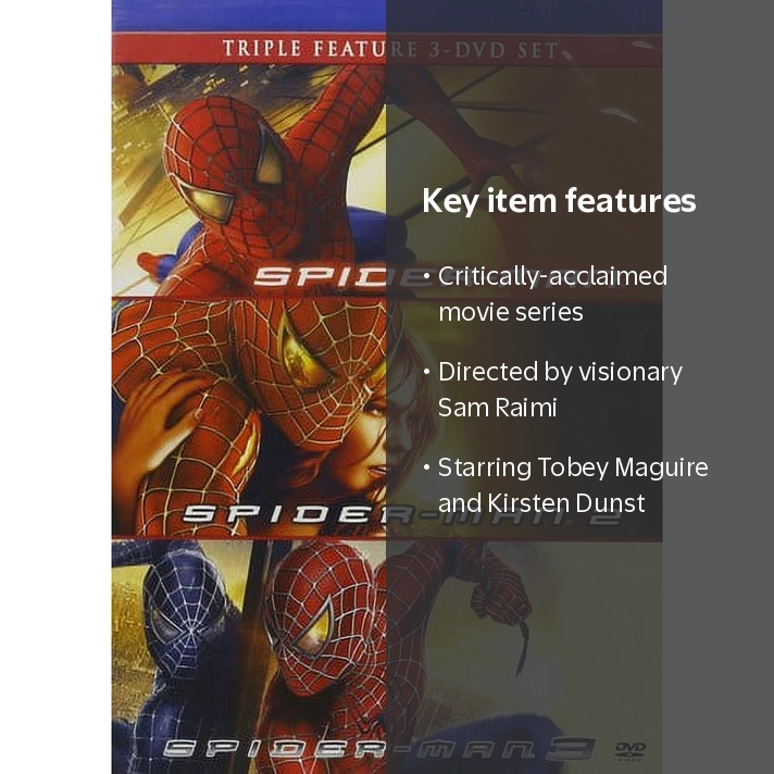 New Spider-Man Movie 3 Pack: 1 2 3 (Multi Feature) (DVD) Sony