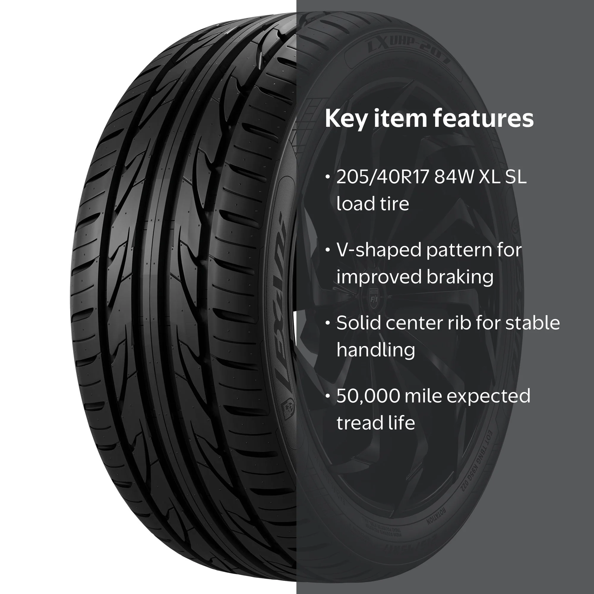 Lexani LXUHP-207 UHP All Season 205/40ZR17 84W XL Passenger Tire