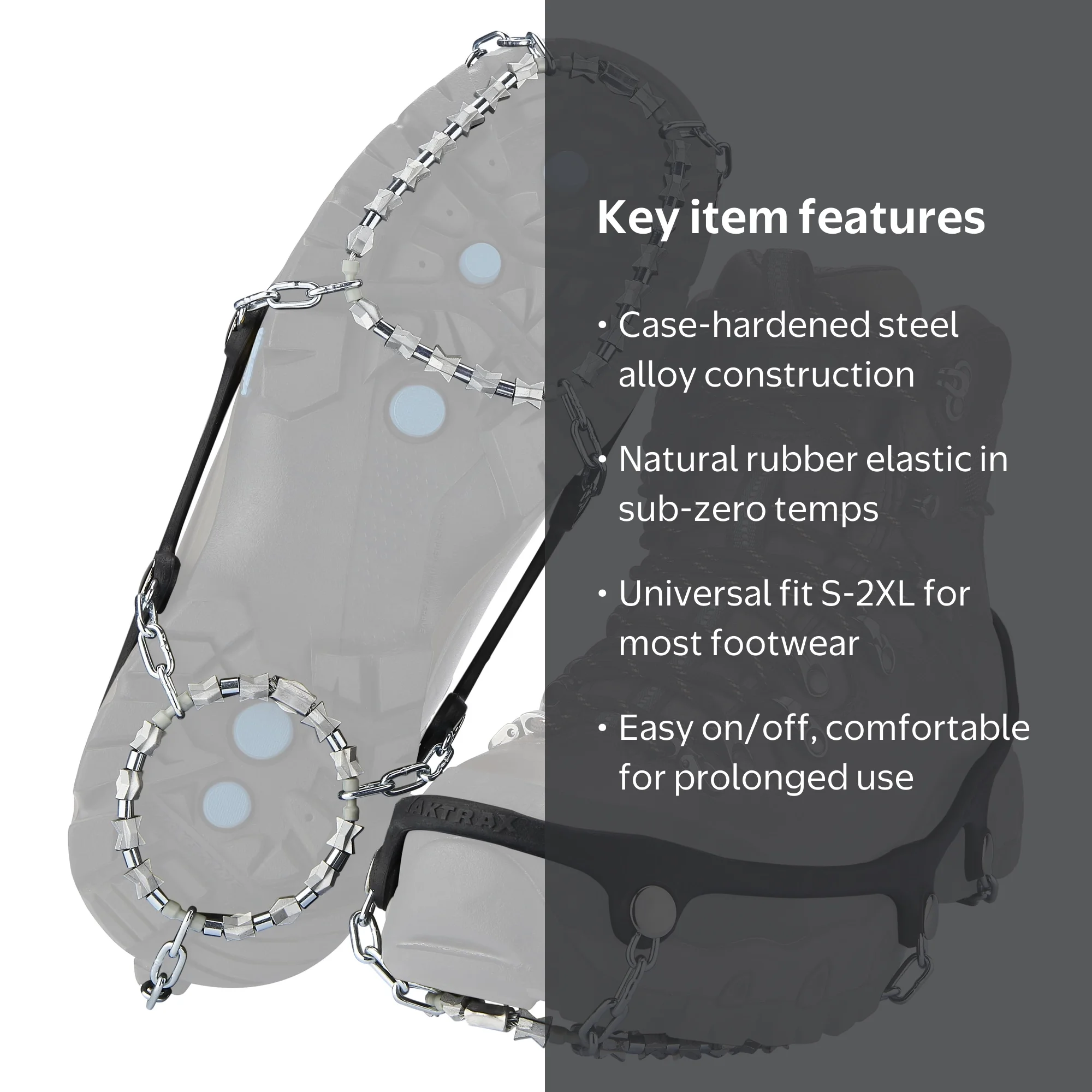 ヒマラヤシーダー　ファーストスノー Yaktrax Diamond Grip Traction Device - Winter Walking Ice Cleats