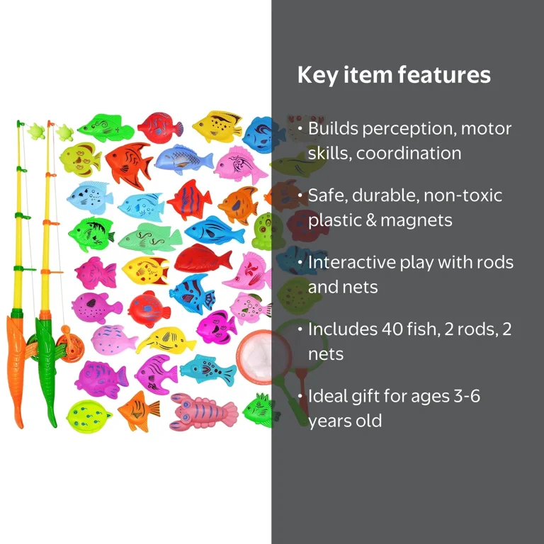 bathtub fishing pole for school aged kids CozyBomB Magnetic Toys Game Set US Toy offers a vast selection of toys that you wouldnt typically find in a brick and mortar store Magnet Fishing Wind-up Swimming Whales