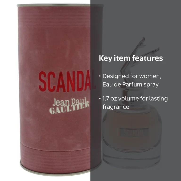 Jean Paul Gaultier Scandal Woman Perfume, Eau de Parfum Spray 1.7