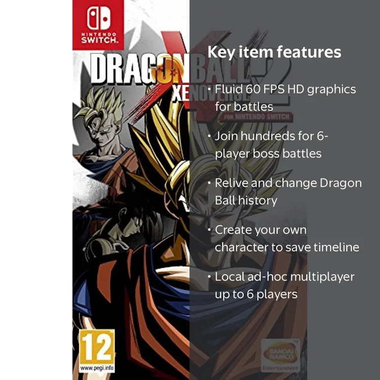 Bandai Namco, Dragon Ball Xenoverse 2, Nintendo Switch