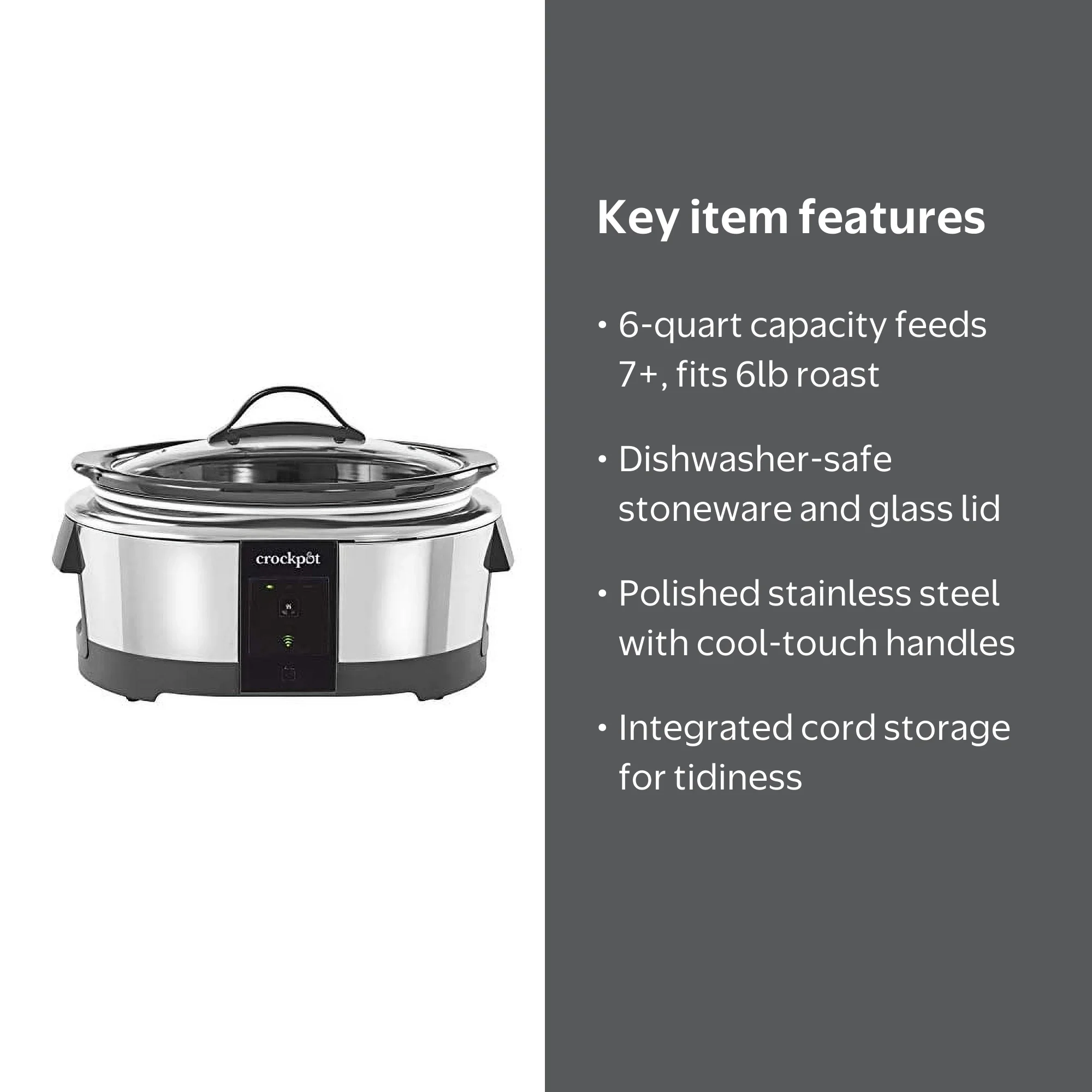 Free Shipping! Crock-Pot 6-Qt Programmable Stainless Steel Slow