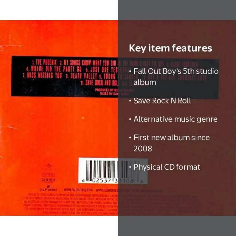 Fall Out Boy - Save Rock N Roll - Music & Performance - CD Album