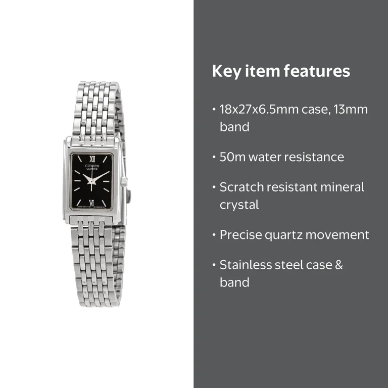 CITIZEN, Ladies Watch, EJ5850-57E, Black Dial Water Resistant