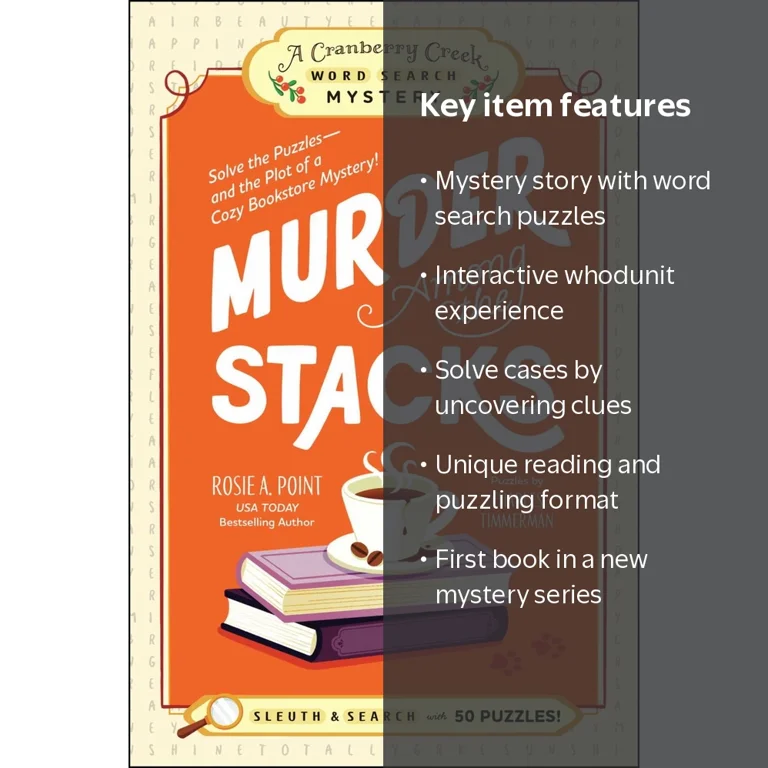 Murder among the Stacks: Book 1: Solve the Puzzles--And the Plot