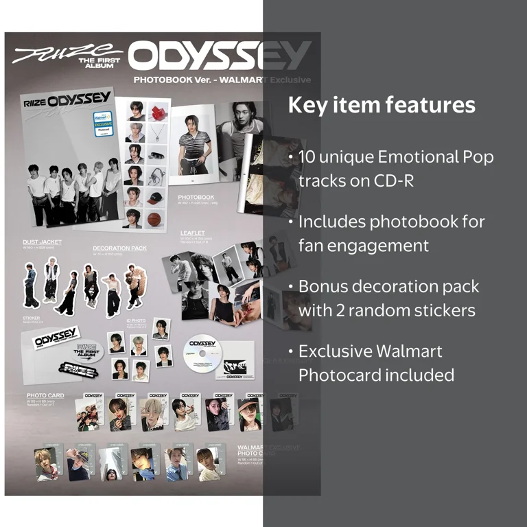 RIIZE - The 1st Album 'ODYSSEY' (PHOTO BOOK Ver.) (Walmart