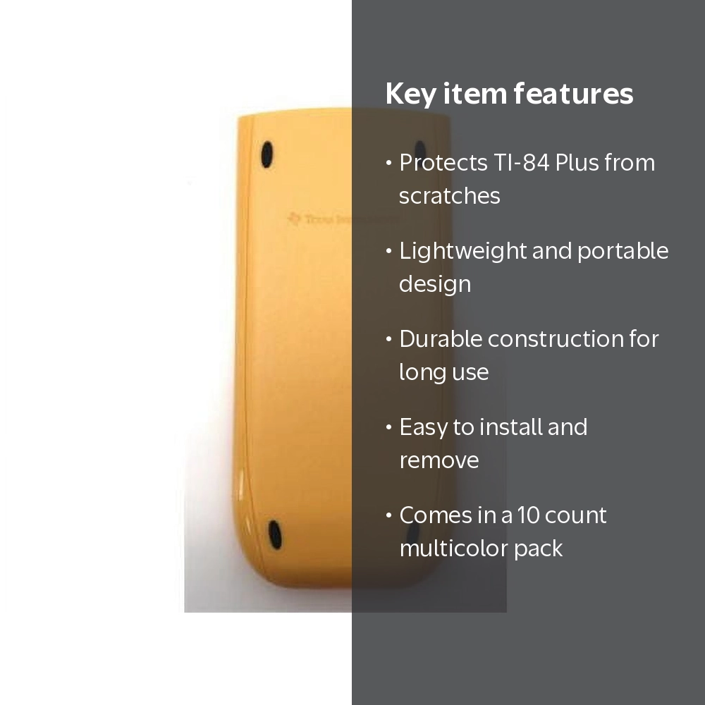 その他 taslloer plus Texas Instruments TI-84 Plus Slide Case Accessory, Compatible TI