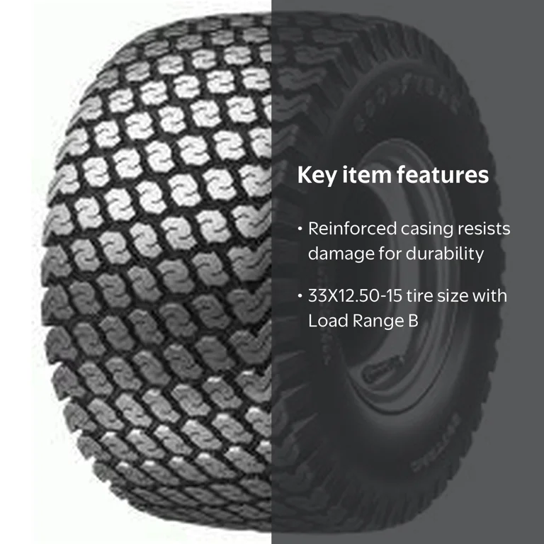 Goodyear Softrac HF-1 33/12.5-15 Tire - All-Season Farm Type