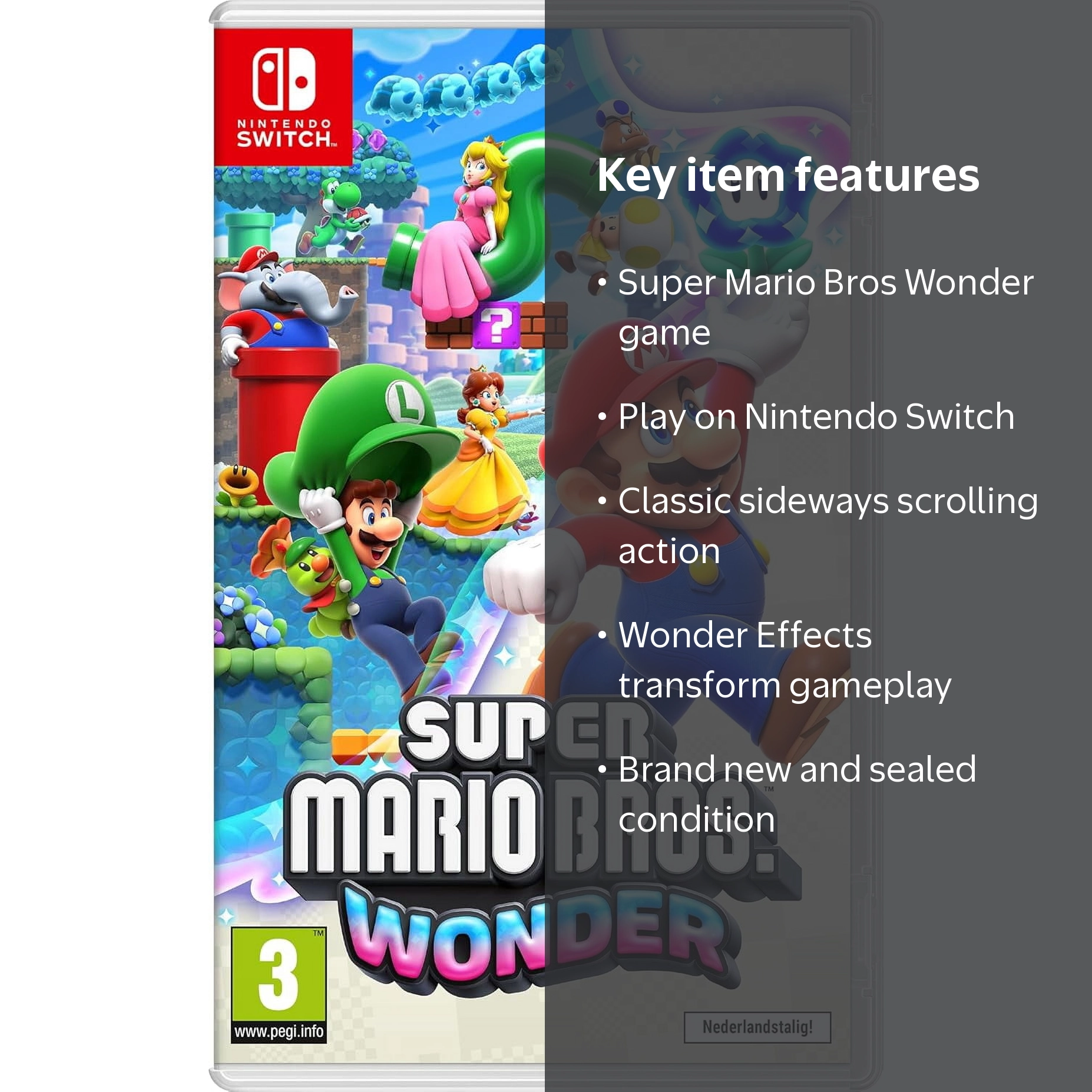 Nintendo, Super Mario Bros Wonder, None, Action Adventure Game